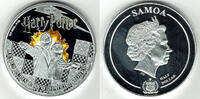 Samoa Half Dollar Samoa, Halber Dollars, Harry Potter - Remus + Nymphadora versilbert, coloriert -