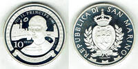 San Marino 10 Euro San Marino 10-€-Gedenkmünze, Macchiavelli - Il Principe, nur mit Kapsel -