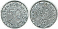 Drittes Reich 50 Pfennig Drittes Reich, Kursmünze 50 Pfennig 1939 F, Aluminium! -