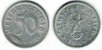 Drittes Reich 50 Pfennig Drittes Reich, Kursmünze 50 Pfennig 1942 F, Aluminium! -