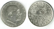 Österreich 2 Schilling Österreich, 2 Schilling 1933, Gedenkmünze Dr. Ignaz Seipel 1876 - 1932 -