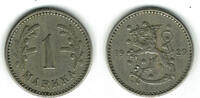 Finnland 1 Markka Finnland, Kursmünze 1929, 1 Markka, Erhaltung siehe Scan! -