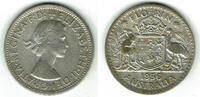Australien Florin Australien, Kursmünze 1 Florin Silber, Elisabeth II., siehe Scan! -