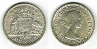 Australien Florin 1959 Australien, Kursmünze 1 Florin Silber, Elisabeth ... 19,00 EUR Differenzbesteuert nach §25a UStG zzgl. 6,00 EUR Versand