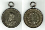 Preußen Schützen-Medaille Preußen, Friedrich I. 1888, August 1906 - Für gutes Schießen -