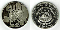 Liberia 5 Dollars Liberia, 5 Dollars Europa - Euroeinführung -