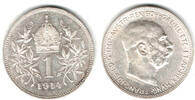 Österreich 1 Krone Kursmünze 1 Krone 1914, Franz Josef I.! -