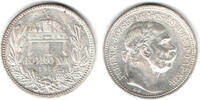 Ungarn 1 Korona Kursmünze 1 Krone 1915, Franz Josef I.! -