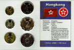Hongkong 8,80 Dollar (HKD) Hongkong, gemischter Kursmünzensatz, 10 Cent bis 5 Dollar (6 Münzen) -