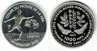 1000 Francs 2004 Zentralafrikanische Staaten Zentralafrikanische Staaten, Gedenkmünze FIFA-Fußball-WM Deutschland 2006 Polierte Platte