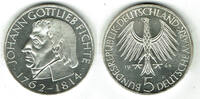 BRD 5 DM Deutschland, 5 DM 1964 J, Johann Gottlieb Fichte, Erhaltung siehe Scan! -