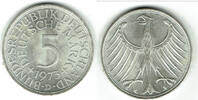 BRD 5 DM Bundesrepublik Deutschland, 5 DM Silberadler 1973 D, Erhaltung siehe Scan -