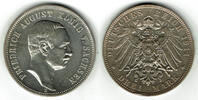 Sachsen 3 Mark Kursmünze Sachsen, 3 Mark 1911 E, Friedrich August! -