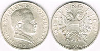 Österreich 2 Schilling Österreich 1934, 2 Schilling "Engelbert Dollfuß", Erhaltung siehe Scan