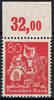 Deutsches Reich 80 Pfennig Deutsches Reich, Mi.-Nr. 166, Freimarke, Arbeiter, Postfrisch -