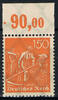 Deutsches Reich 150 Pfennig Deutsches Reich, Mi.-Nr. 189 POR, Freimarke Schnitter -