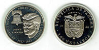 Panama 1 Balboa Panama 1988, 1 Balboa, John F. Kennedy -