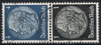 Deutsches Reich 2 Werte Deutsches Reich, Mi.-Nr. S 171, Zusammendruck, <i>Hindenburg</i>, -
