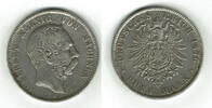 Sachsen 5 Mark Sachsen, 5 Mark, 1876, König Albert -