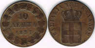 Griechenland 10 Lepta Griechenland, 10 Lepta 1837, König Otto, Erhaltung siehe Scan!