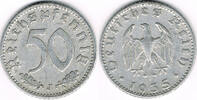 Drittes Reich 50 Pfennig Drittes Reich, Kursmünze 50 Pfennig 1935 J, Aluminium!