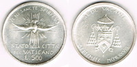 Vatikan 500 Lire Vatikan, Silbermünze Zweite Sede Vacante Ausgabe 1978", siehe Scan