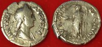 Römische Kaiserzeit - Sabina AR-Denar Denar der Sabina, Rv.: stehende Juno, IVNONI REGINAE, siehe Foto!