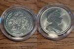 Britische Jungferninseln 5 Dollars Gedenkmünze, grünes Titan, Olympische Spiele - Afrika, siehe Scan. -
