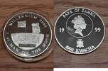 Sambia 1000 Kwacha Sambia, Silbergedenkmünze 30 Jahre Mondlandung - Millenium, siehe Scan -