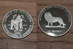 Republik Kongo 10 Francs Kongo 2000, 10 Francs, Wildlife Protection - Berggorilla, siehe Foto -