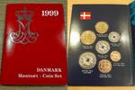Dänemark 38,75 Kroner Dänemark, Offizieller Kursmünzensatz, 25 Öre - 20 Kronen (7 Münzen) -