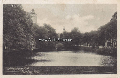 1917 Ansichtskarte/Postkarte/Altenburg S. A./Pauritzer Teich 23