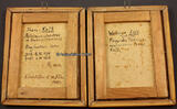 Neuburg a. d. Kammel / Günzburg / Edelstetten 1842 Paar Biedermeier Portraits / Öl / Patrimonialrichter Franz Kolb mit Frau ... 2
