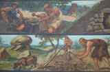 Deutsches Reich um 1920 Schulwandkarte / Schul Lehrtafel / Rollbild Karte / Geschichte / Von der ... 2-3