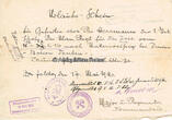 Deutsches Reich / Dresden / Tharandt 1904 / 1914 / 1916 / 1919 Lehr = Vertrag / 1 Zeugnis / 2 Entlassungsscheine / 1 Urlaubs - Schein /... 2-3