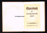Drittes Reich 1939 RDK / Ehrenbuch für die deutsche, kinderreiche Familie 2-3