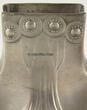Deutsches Reich 1900/01 Streichholzschachtelhalter / Feuerzeug mit Aschschale / Jugendstil / Kayserzinn 2-3