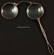 Deutsches Reich um 1930 Handbrille / Klappbrille / Lorgnon aus 935 Silber 2