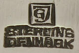 Dänemark / Kopenhagen 1933-1944 / 1931 6 Menülöffel / Pyramide / Entwurf: Harald Nielsen / Ausführung: Georg Jensen 2-3