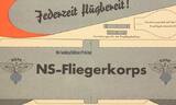 Drittes Reich O.J. Bastelbogen / NSFK / NS-Fliegerkorps / Flugmodell Jederzeit flugbereit 2-3