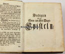 Halle / Saale 1744 Johann Anastasii Freylinghausen / Predigten über die Sonn= und Fest=Tages=... 2-3