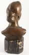 Saint-Gilles / Brüssel / Belgien  Portrait in Bronze / Bronzebüste auf Marmorsockel / Ju L. BERNAERTS 1928 2