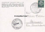 Drittes Reich 1939 Ansichtskarte / Postkarte / Landungsfahrt des Graf Zeppelin 2