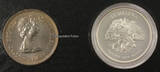 St. Helena / Großbritannien 2 x 25 Pence 1977 25. Jubiläum von Königin Elisabeth II. / The Queen