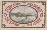 Neurode / Schlesien 5 Mark 1918 Kreis 3