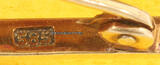 Deutsches Reich / Freiberg / Sachsen O.J. Brosche 585er Gold im Bakelit Etui / Edelschmiede Freiberg / Sa. Bannhofstr.6 2-3