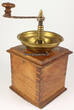 Deutsches Reich 19 Jh. Kaffeemühle Kirschbaum, Messing 2-3