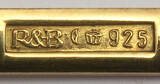 Flensburg 1984 Robbe & Berking / Jahreslöffel, groß / Cascade / 925er Silber 2