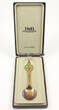 Flensburg 1973 Robbe & Berking / Jahreslöffel, groß im Etui / Telemark / 925er Silber 2