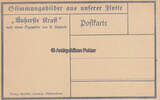 Deutsches Reich O.J. Ansichtskarte / Postkarte / Künstlerkarte von Blossfeld / Äußerste Kraft / ... 1-2